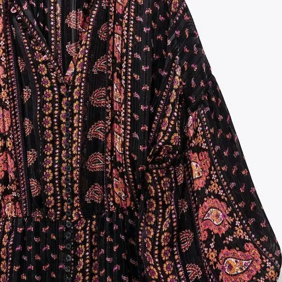 ZARA Floral Dress New